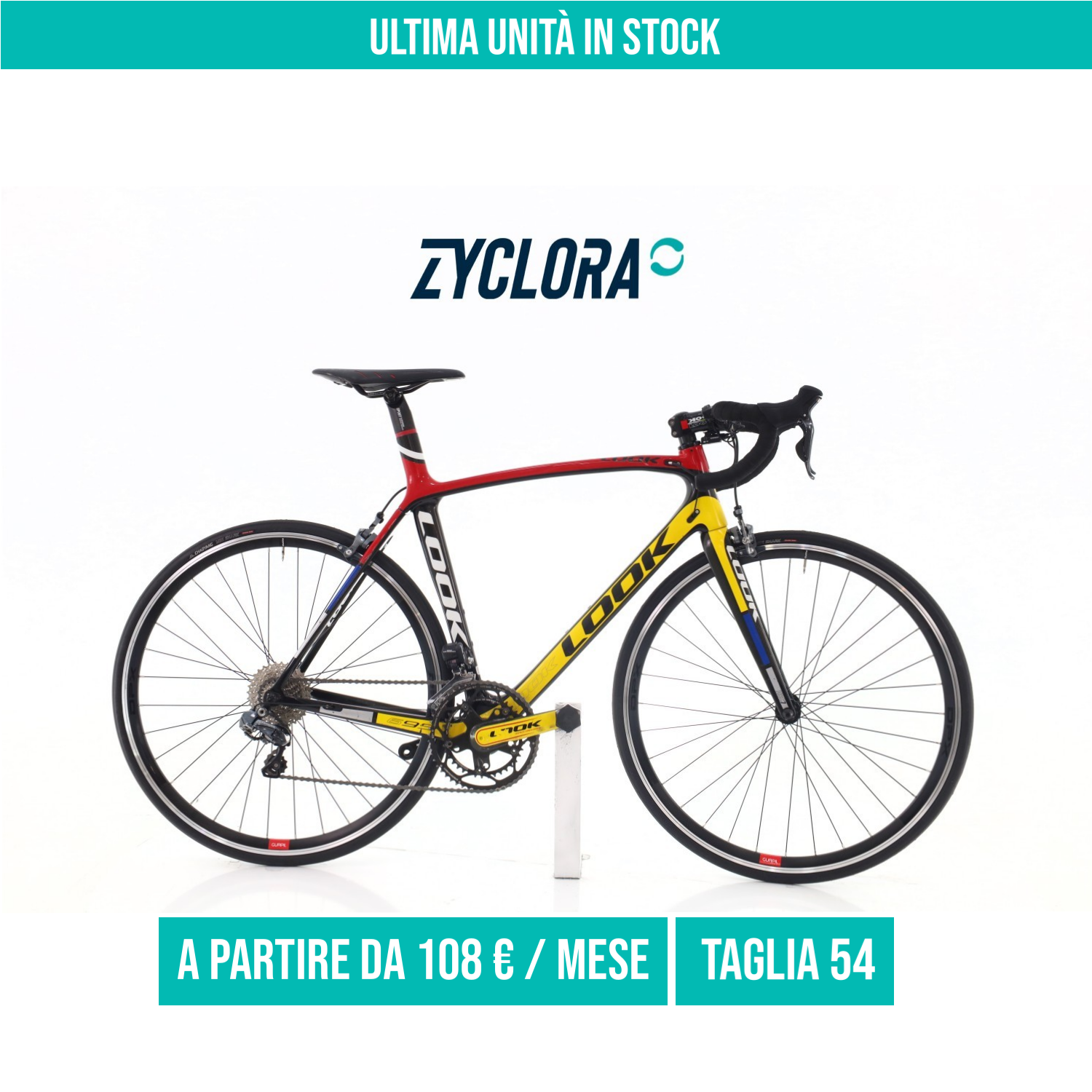 Look Aerolight 695 Di2 11V taglia 54 Semi-nuova