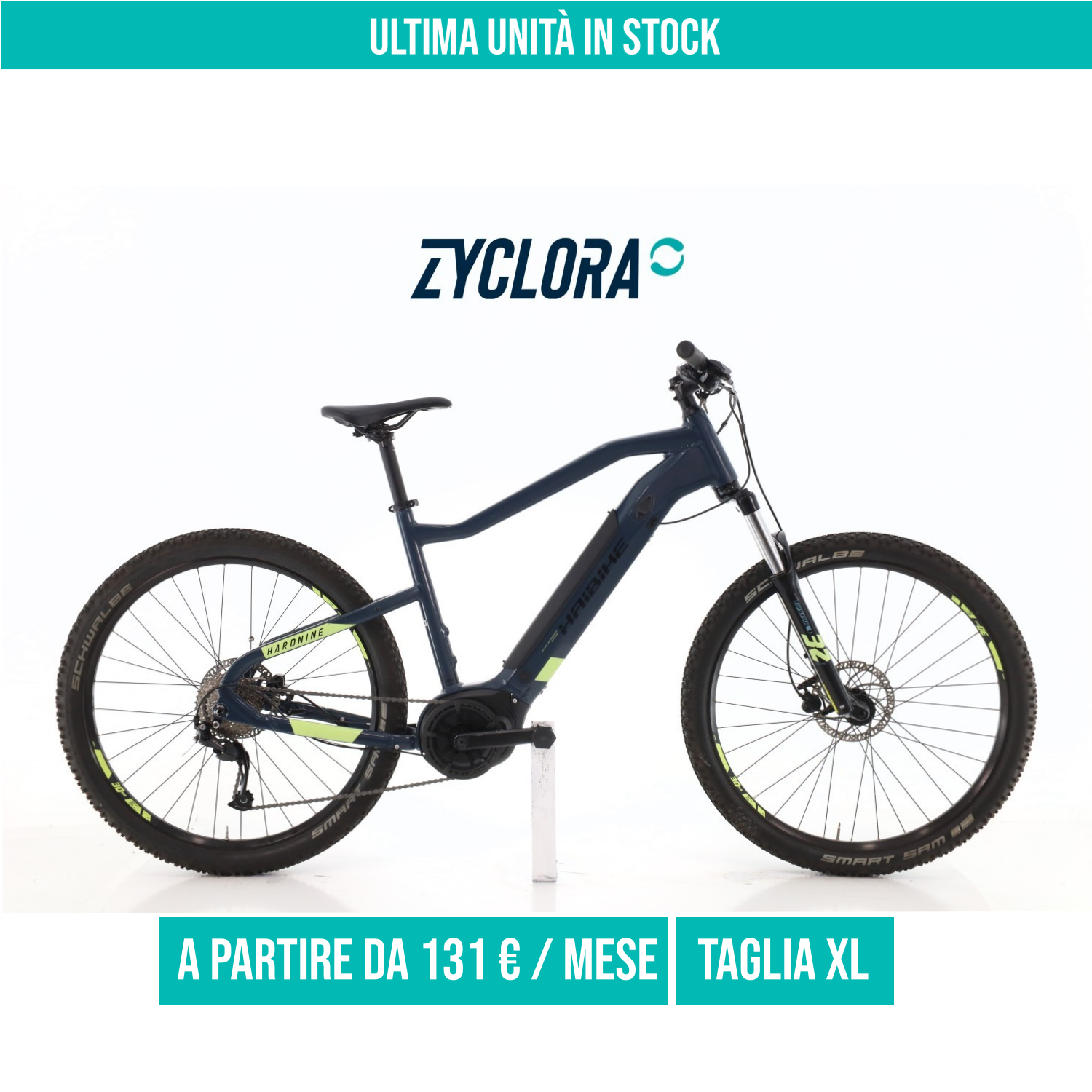 Haibike Hard Nine 5 taglia XL Semi-nuova