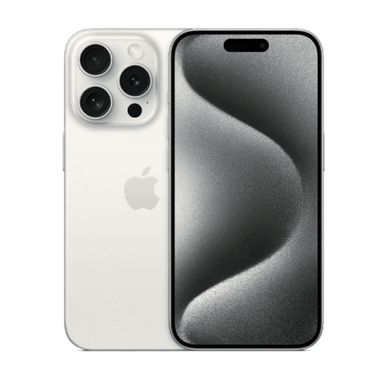 iPhone 15 Pro 256 GB Titanio bianco B Ricondizionato