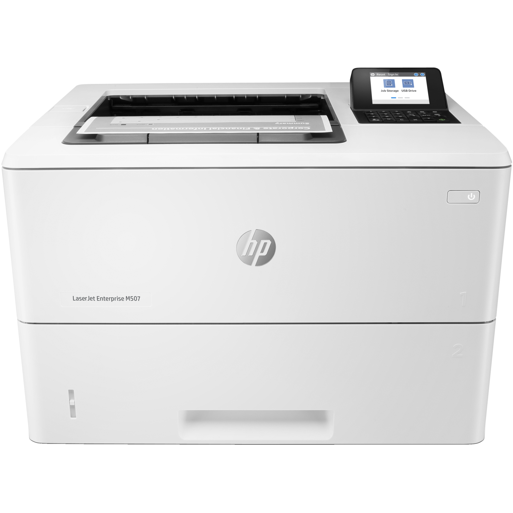 HP LaserJet Enterprise M507dn, 1pv87a#b19, Black and white, Drucker für Drucken, Beidseitiger Druck, Laser, 1200