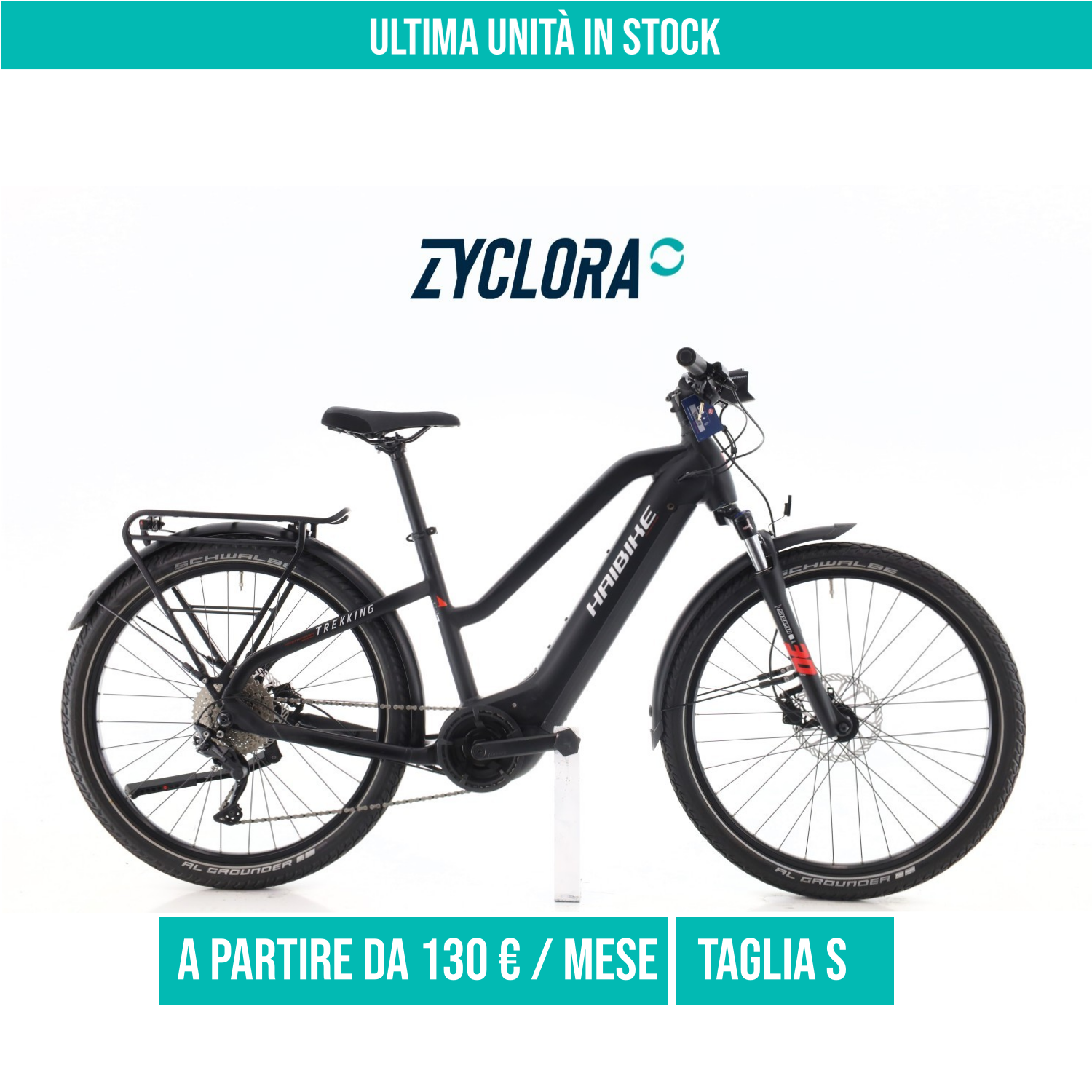 Haibike Trekking 6 taglia S Semi-nuova