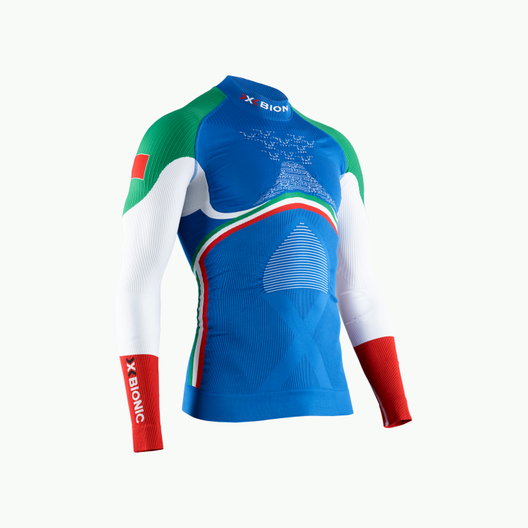 Base Layer A Manica Lunga Collo Alto Patriot Italy Uomo