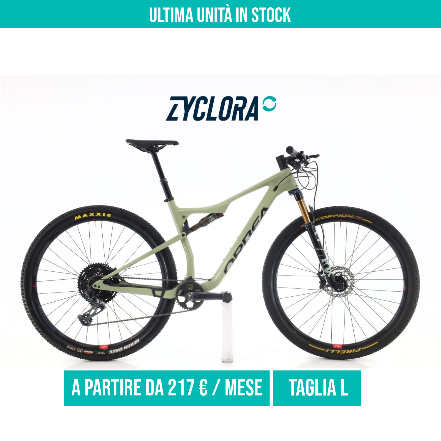 Orbea Oiz Carbonio taglia L Semi-nuova