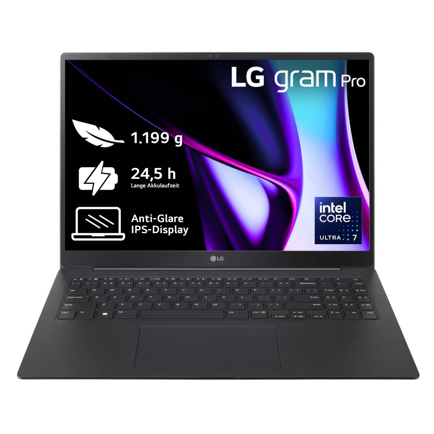 LG Gram Pro, 16z90sp-g.aa78g, Intel Core Ultra 7, 1 TB, Wind