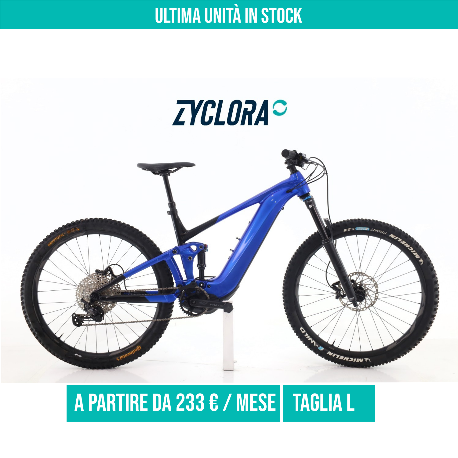 Giant Trance E+ Pro 2 XT taglia L Semi-nuova