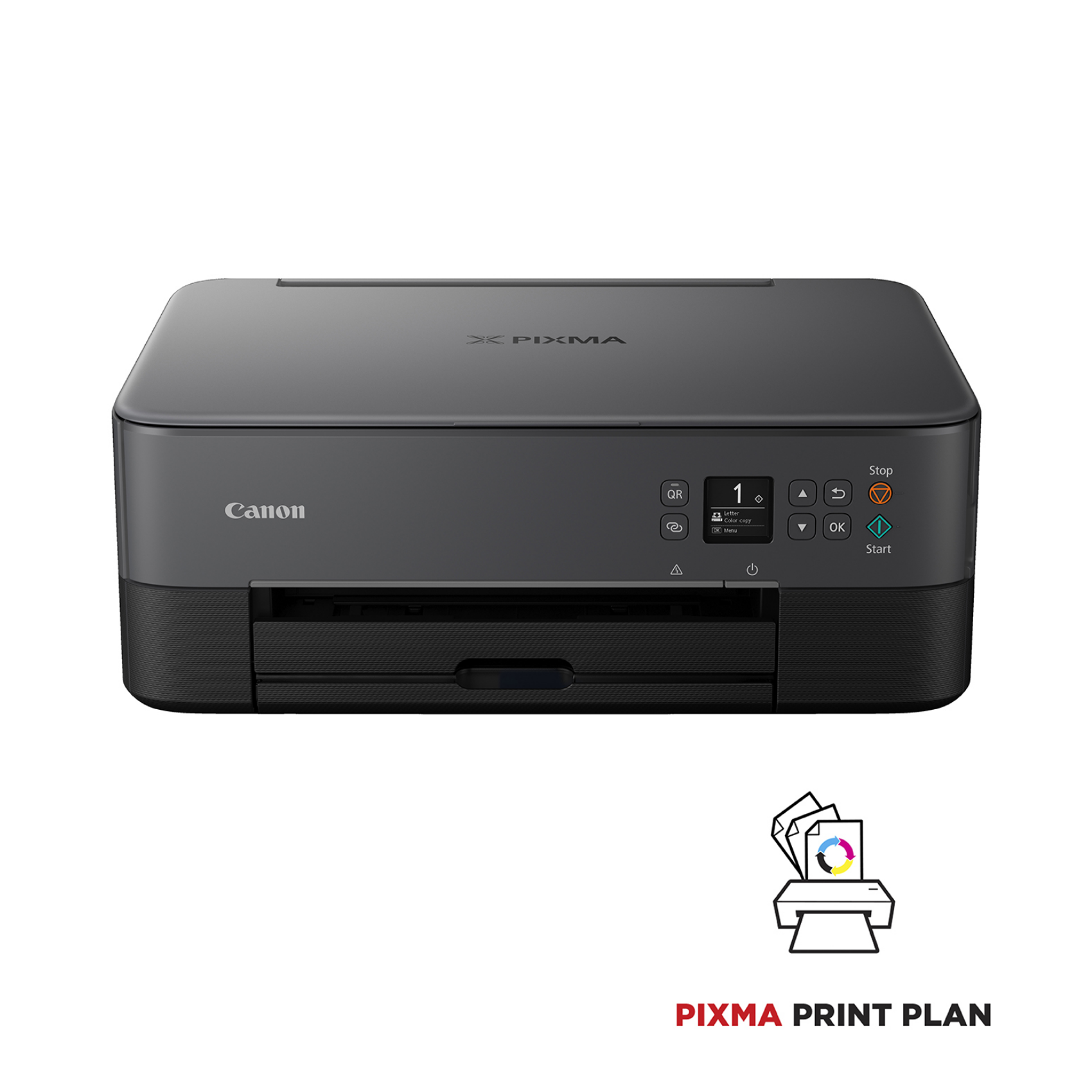 Canon PIXMA TS5350i 3-in-1 WLAN-Farb-Multifunktionssystem, 4462c086, Schwarz, Tintenstrahl, Farbdruck