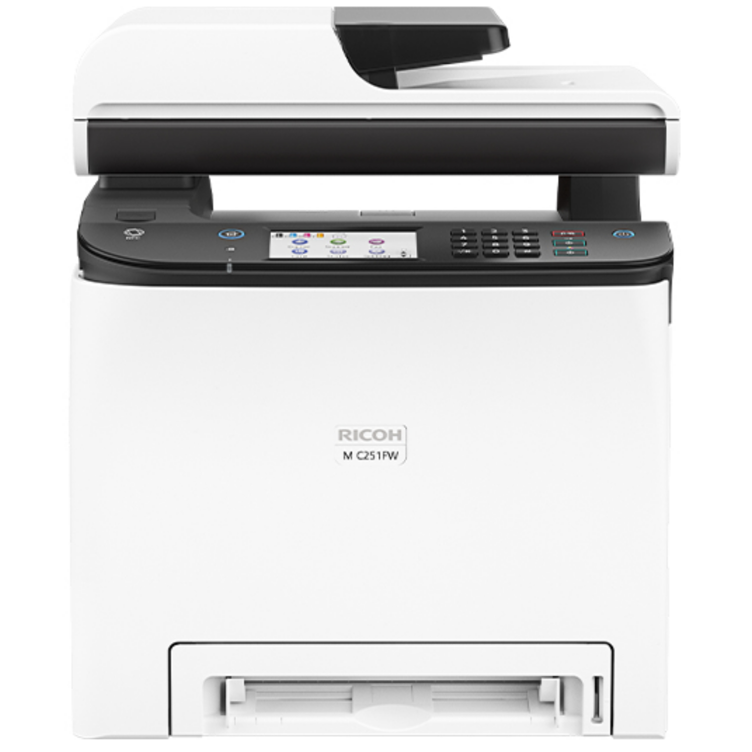 Ricoh M C251FW 4 in 1 Farblaser-Multifunktionsdrucker weiß, 408545, Multifunktionsgerät, Laser/LED-Druck