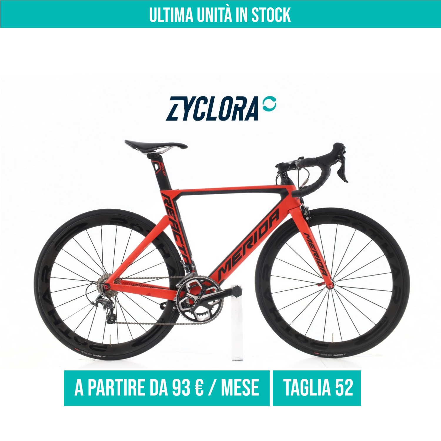 Merida Reacto 5000 Carbonio taglia 52 Semi-nuova