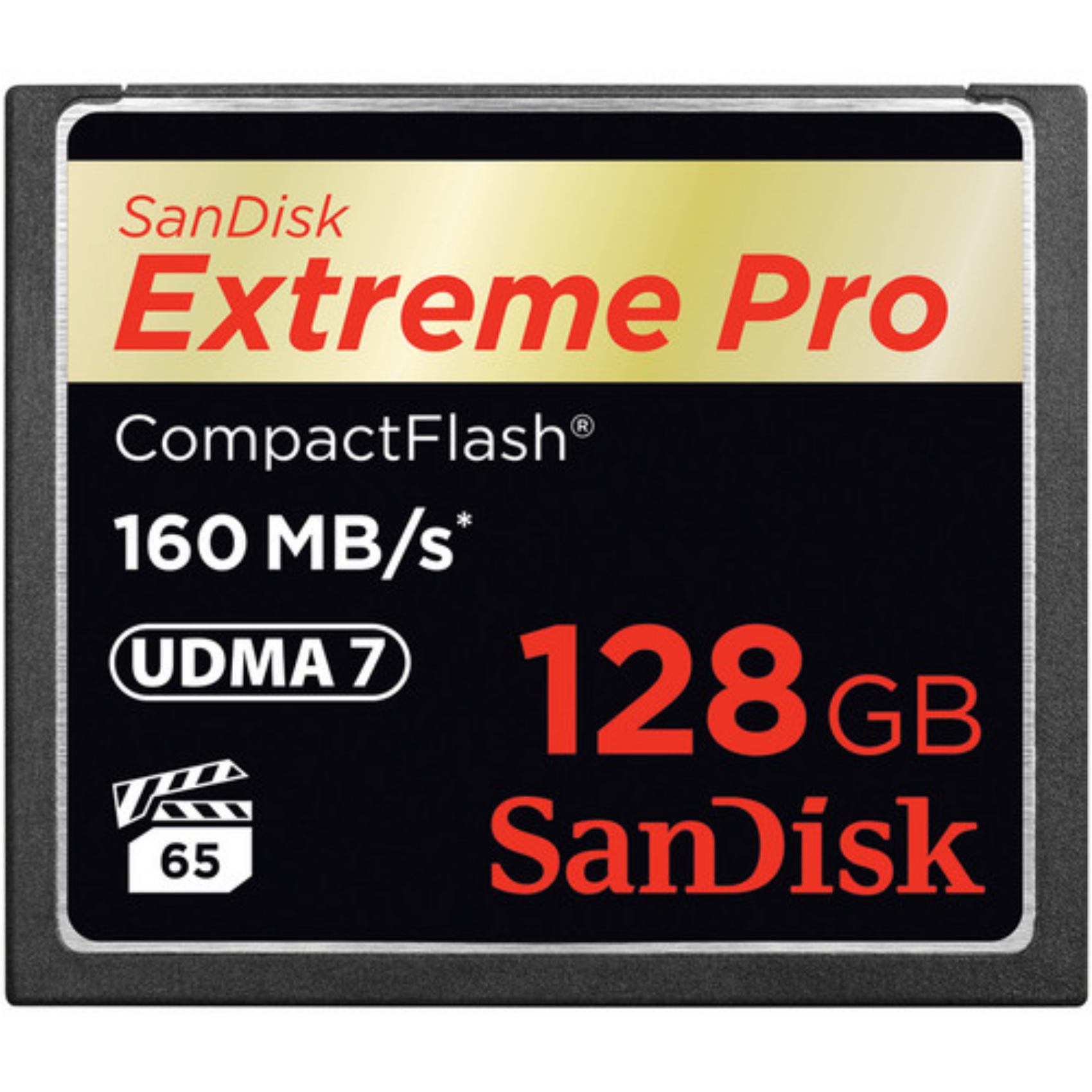 SanDisk 128GB Extreme Pro CF 160MB/s, sdcfxps-128g-x46, 128 GB, Kompaktflash, 160 MB/s, 150 MB/s