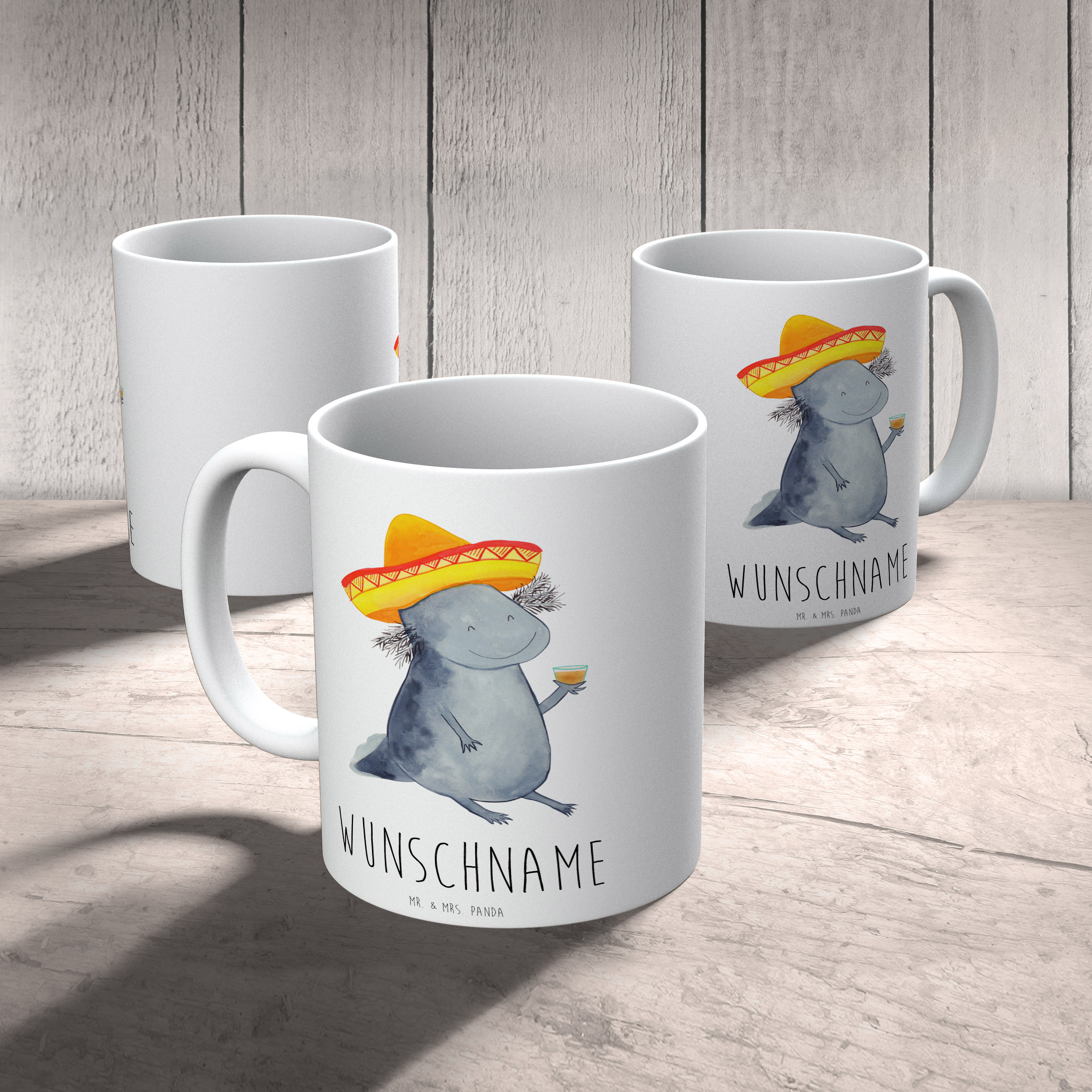 Personalisierte Tasse Axolotl Tequila - Personalisierte Geschenke Motivation