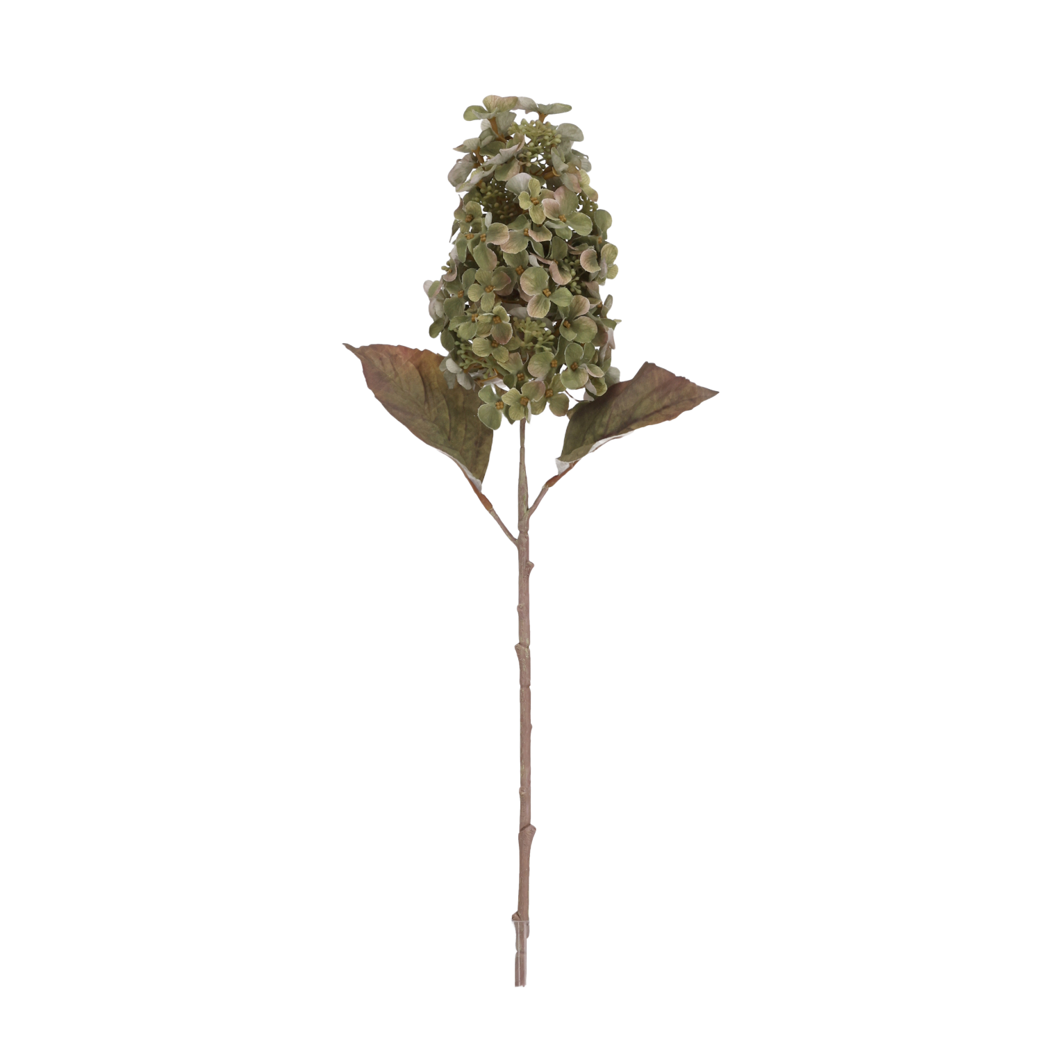Kunst Hortensia tak 58 cm Groen