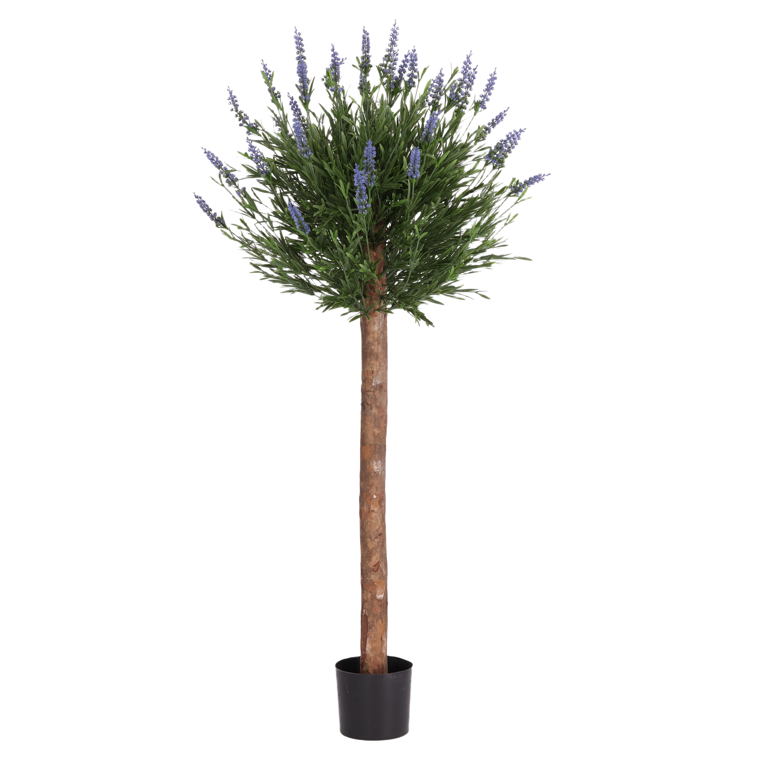 Kunstlavendel bol op stam 120cm UV Blauw