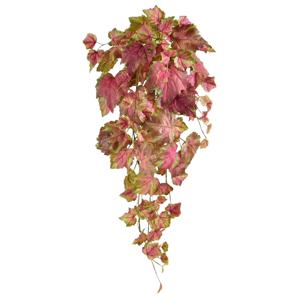 Kunst Druivenblad hanger 65cm - roze