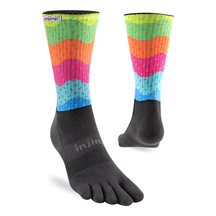 Injinji Trail Crew Spectrum