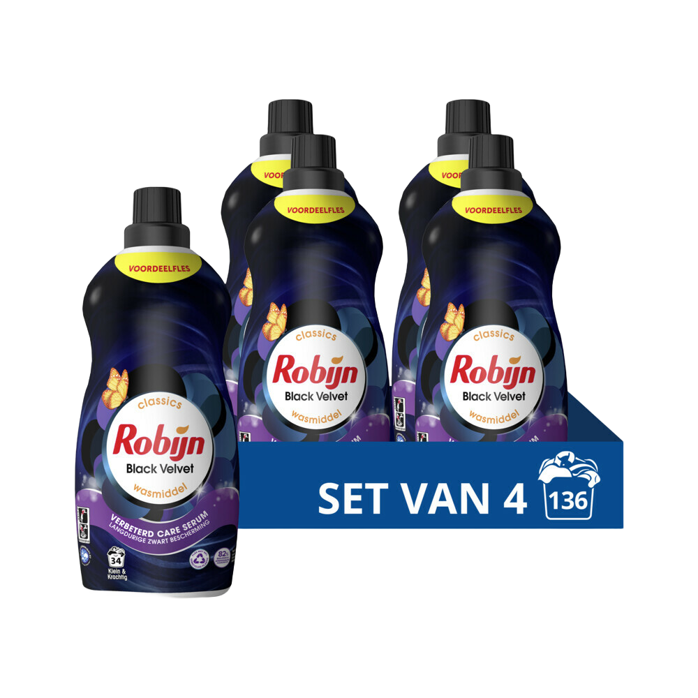 4x Robijn Klein en Krachtig