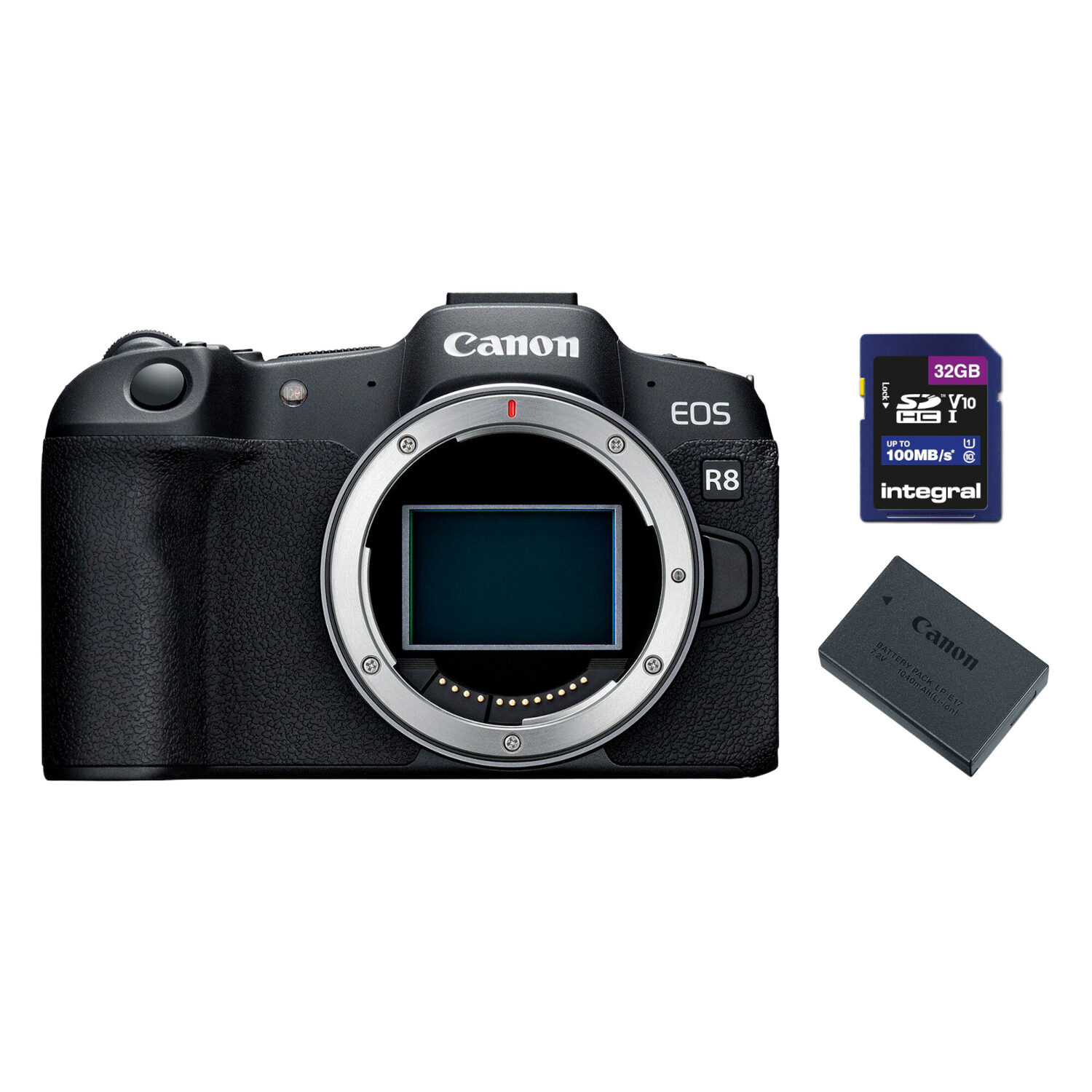 Canon EOS R8 systeemcamera Body Zwart + extra LP-E17 accu