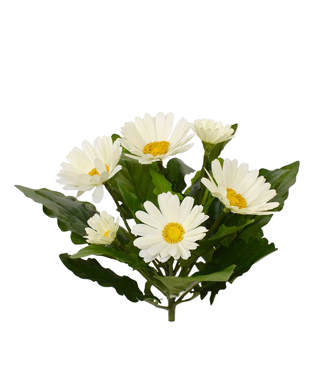Gerbera Kunstboeket 30 cm creme