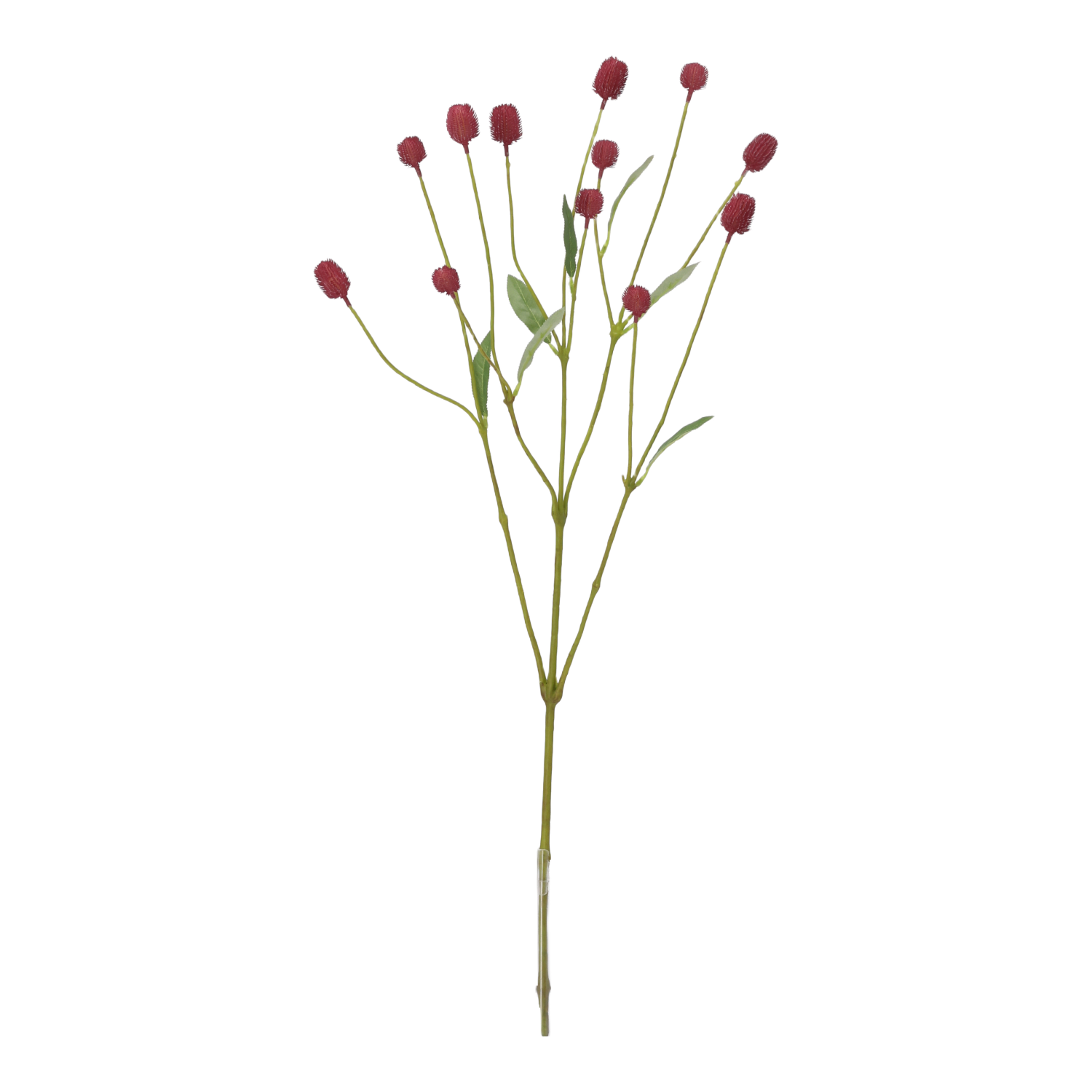 Gomphrena Kunsttak 65cm Burgundy