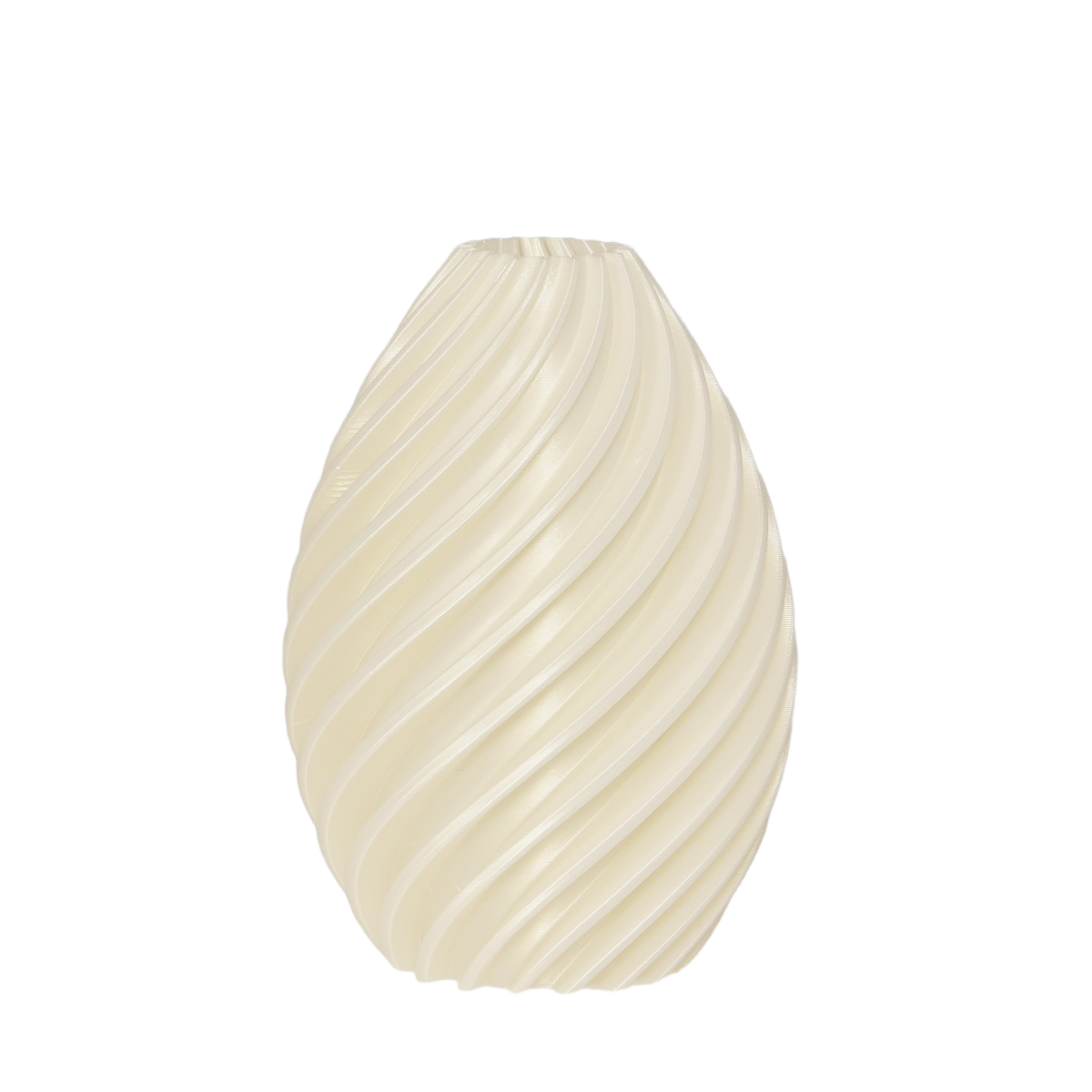 Heather 3D vaas 19x13cm Wit