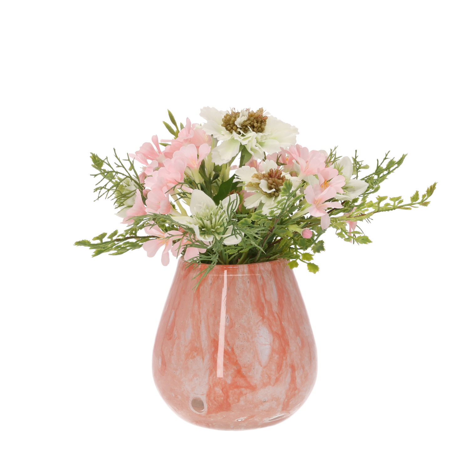 Klein kunstboeket Gaby Mumbai 20cm