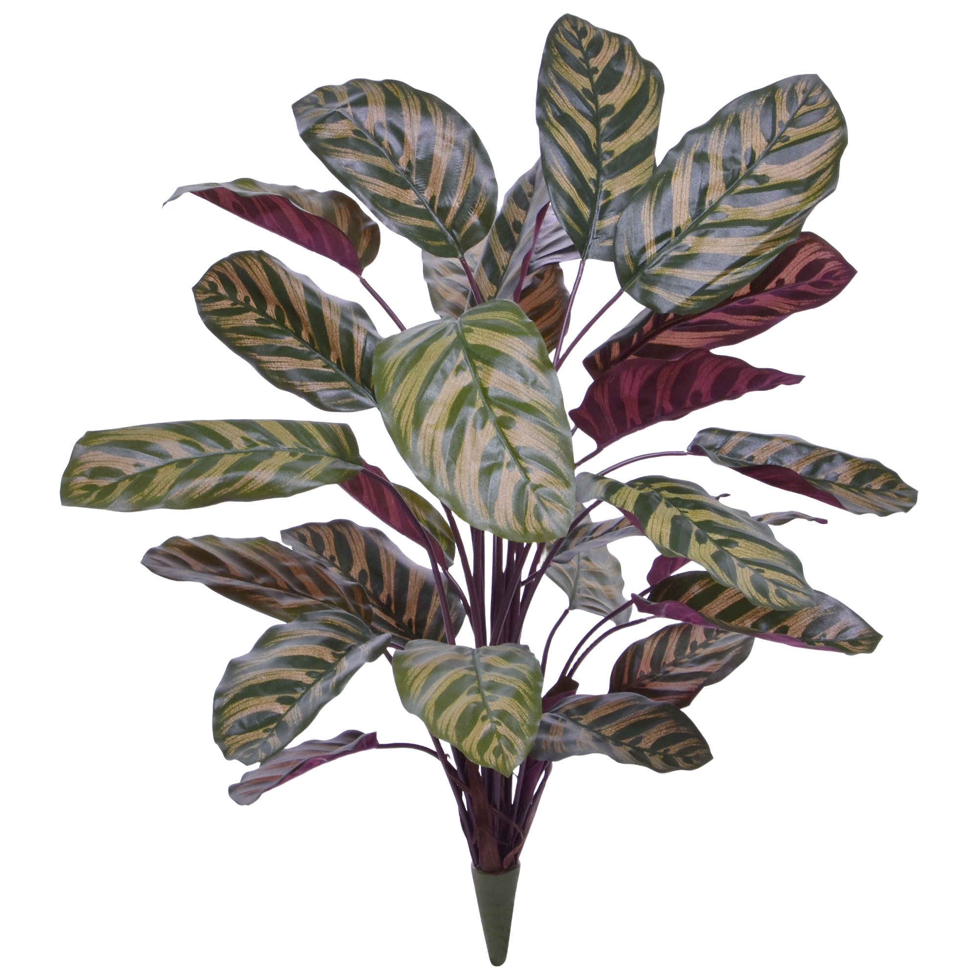 Red Calathea Makoyana 75cm Kunstplant Deluxe