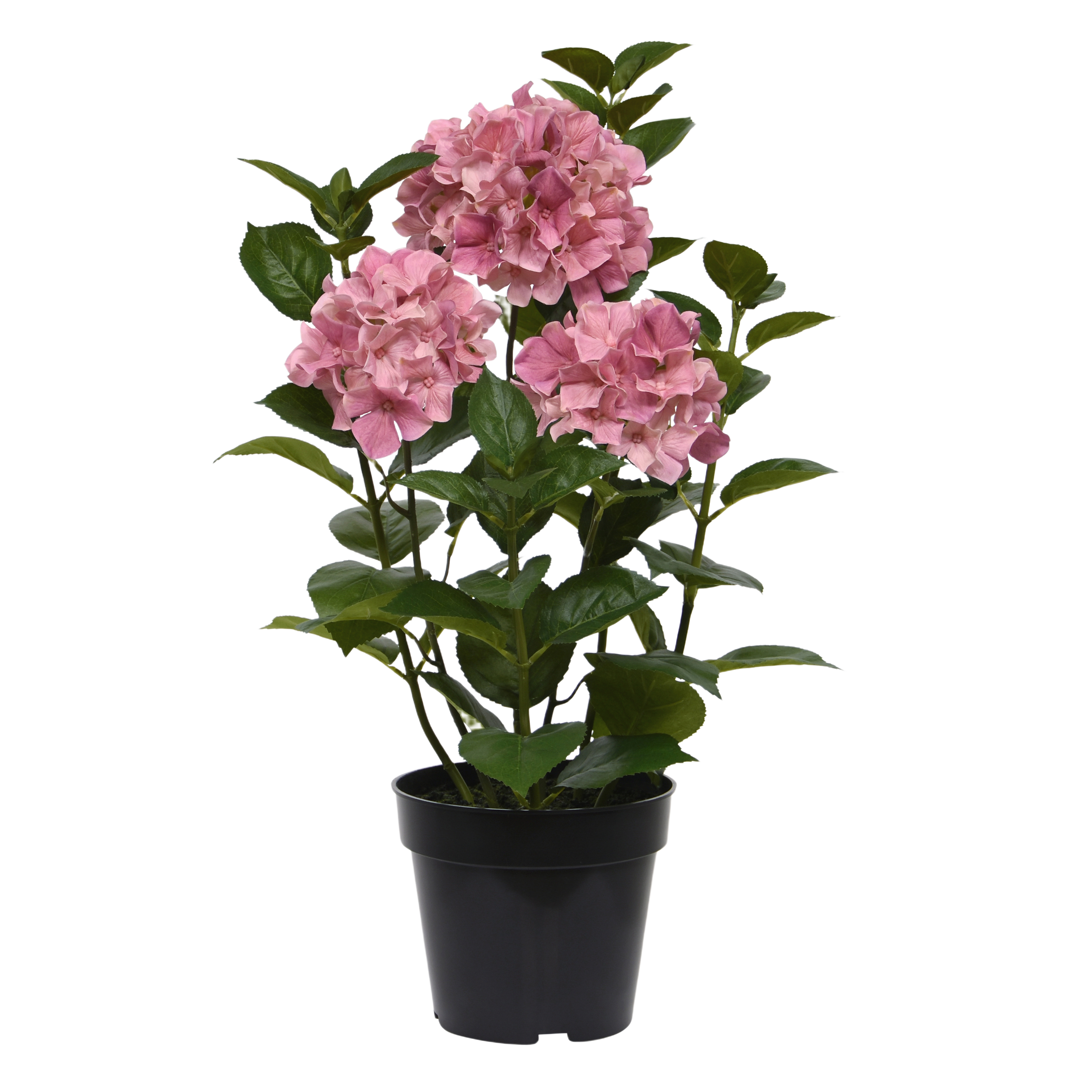 Hortensia Kunstplant in pot 65cm Roze