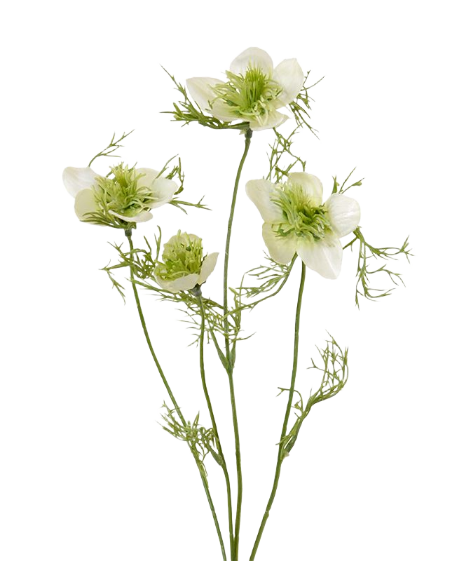 Nigella kunsttak 55 cm crème