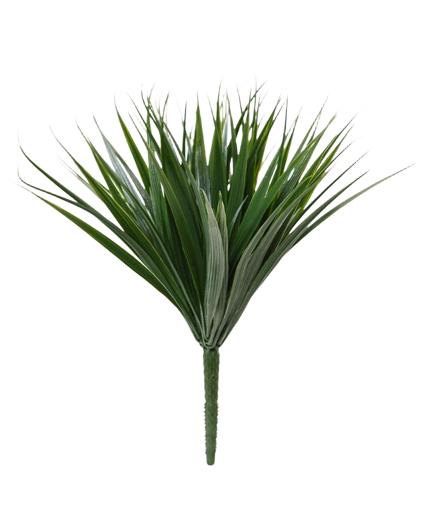 Bamboe kunstgras plant 25cm - groen