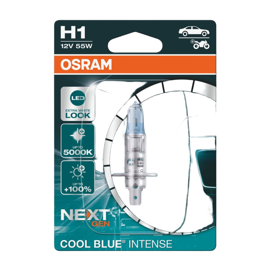 Osram Cool Blue Intense NextGen H1 12V/55W - 64150cbn | Autolampen | H1 lamp | Dutch Performance Products