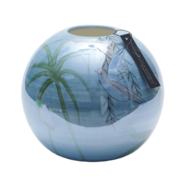 Magic Ball Vaas Palm 20x20x19cm blauw
