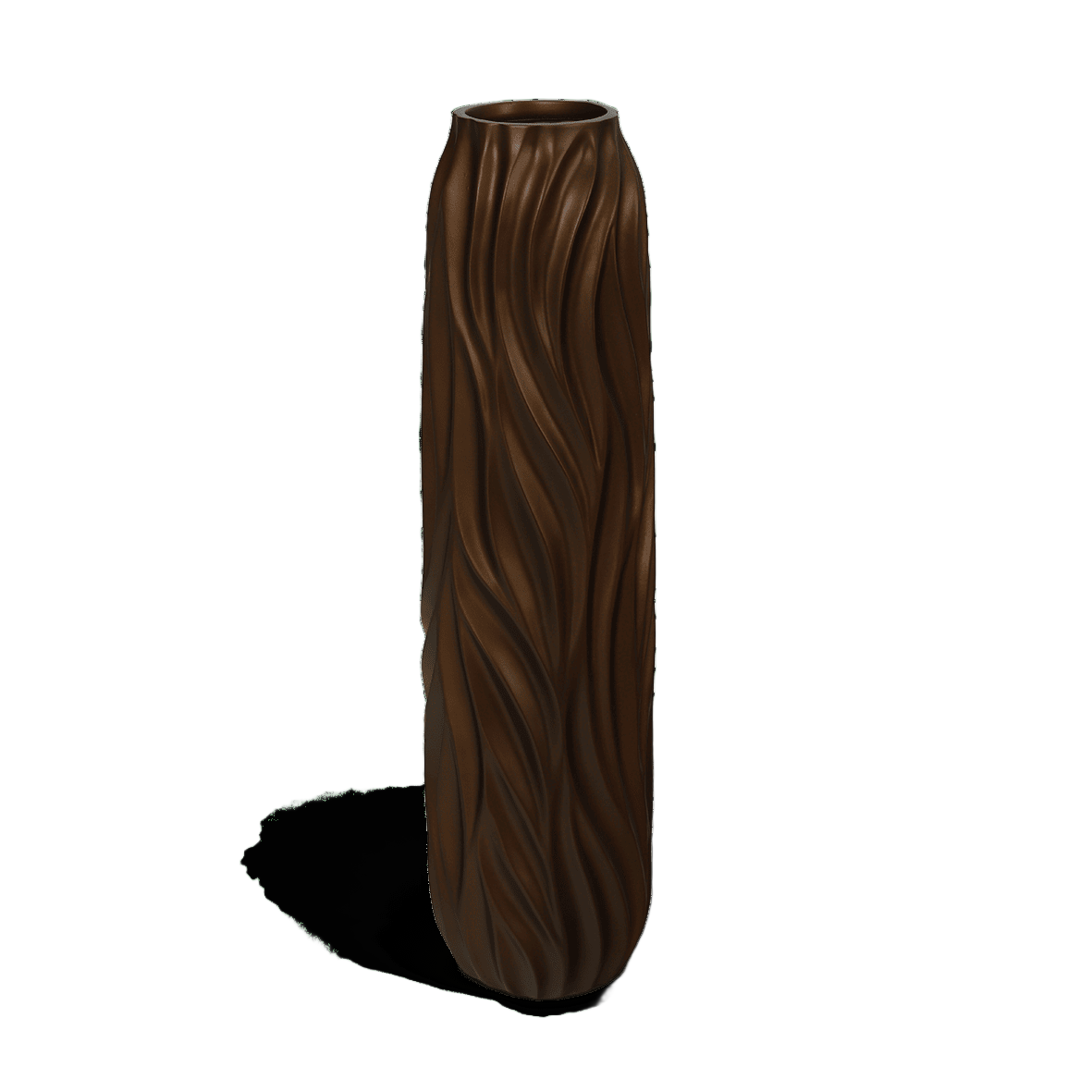 Vaas Wave Koper D15 H60