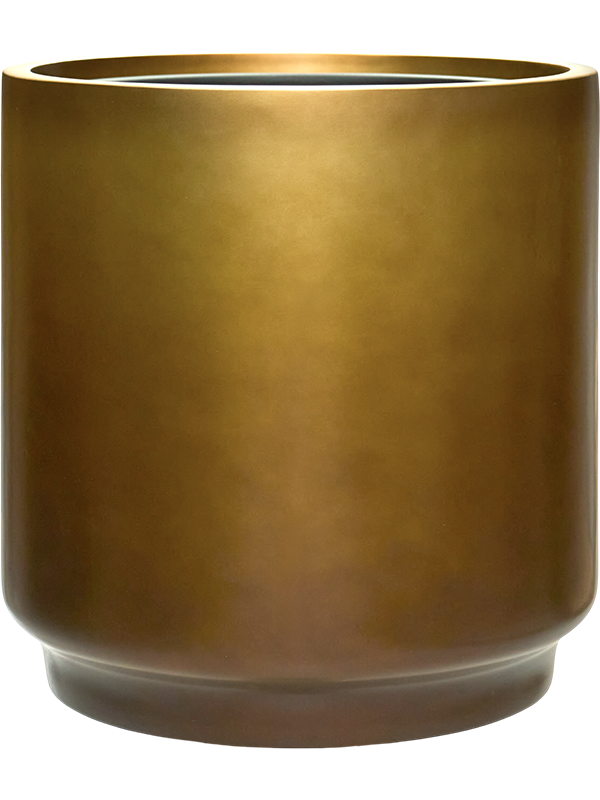 Baq Gradient Cylinder Matt Honey (met inzetbak) 40x40cm