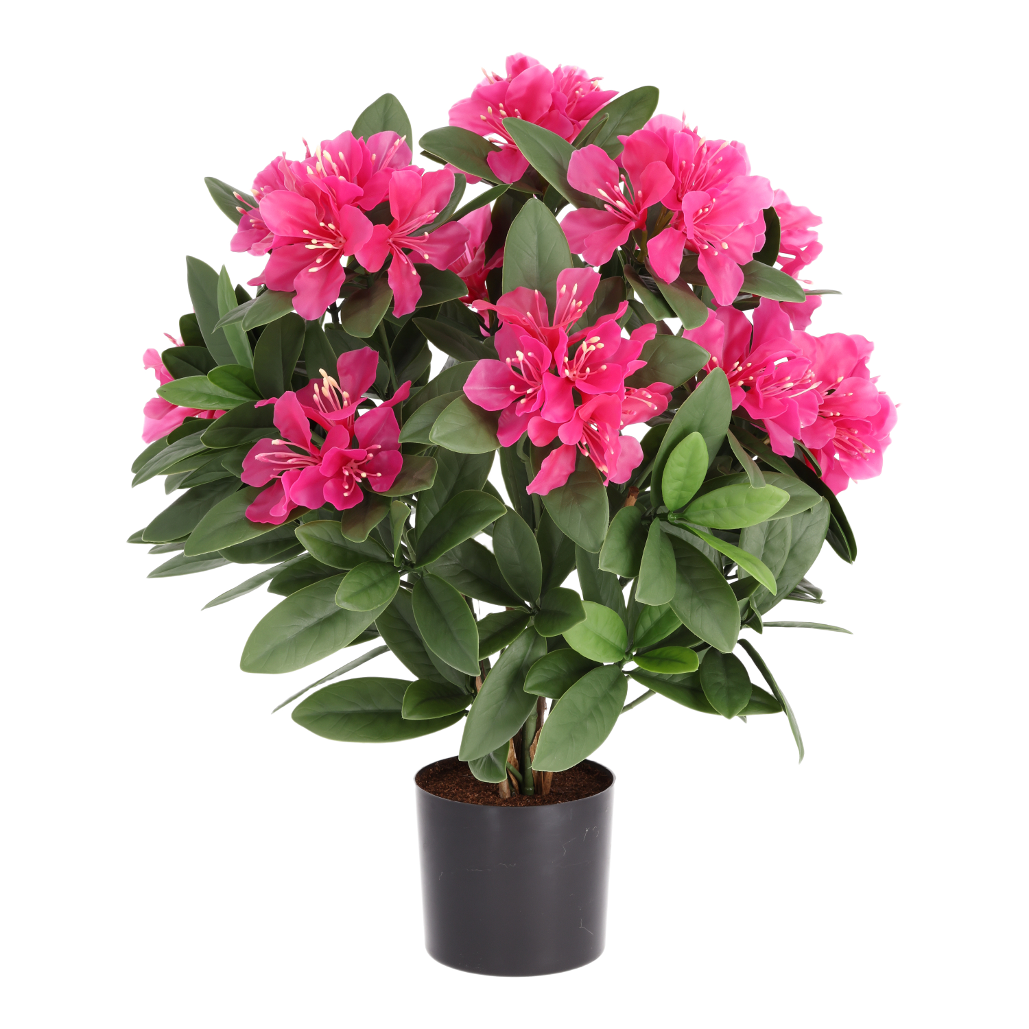 Rhododendron Kunstplant 55cm in pot Cerise UV