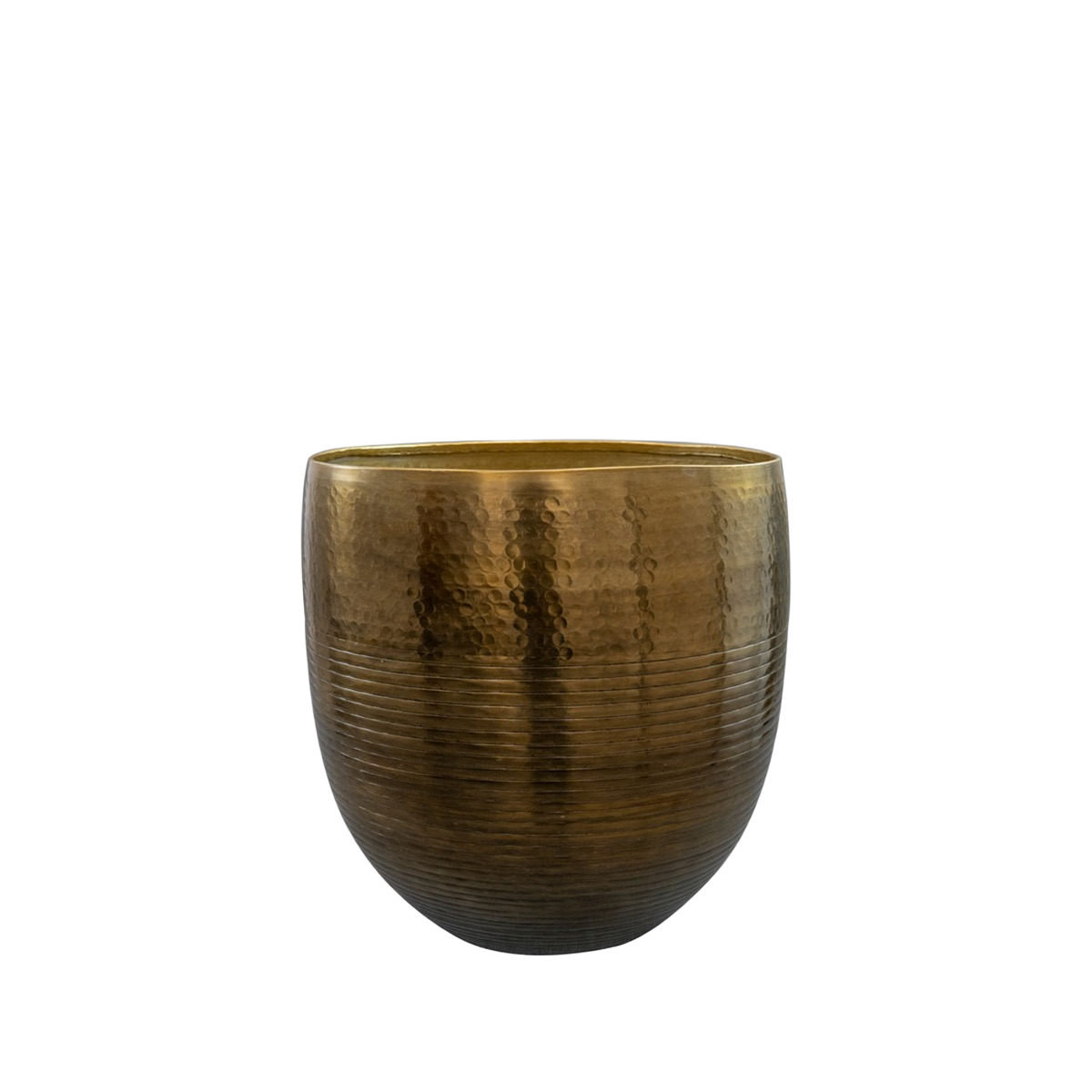 Pot Fabio brass antique D24 H25