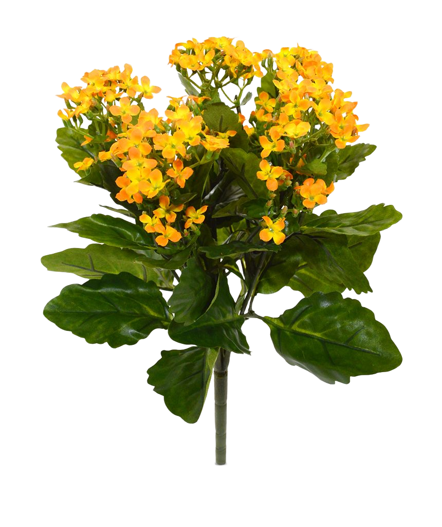 Kalanchoe kunstplant 30cm - oranje