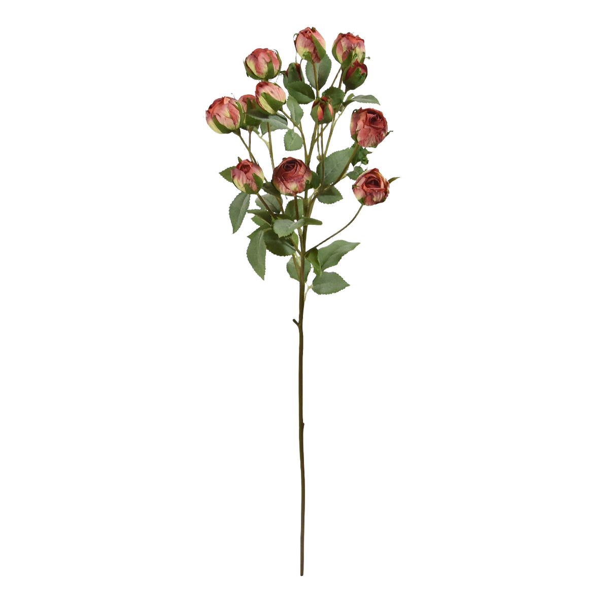 Kunst Trosrozentak 70 cm roze