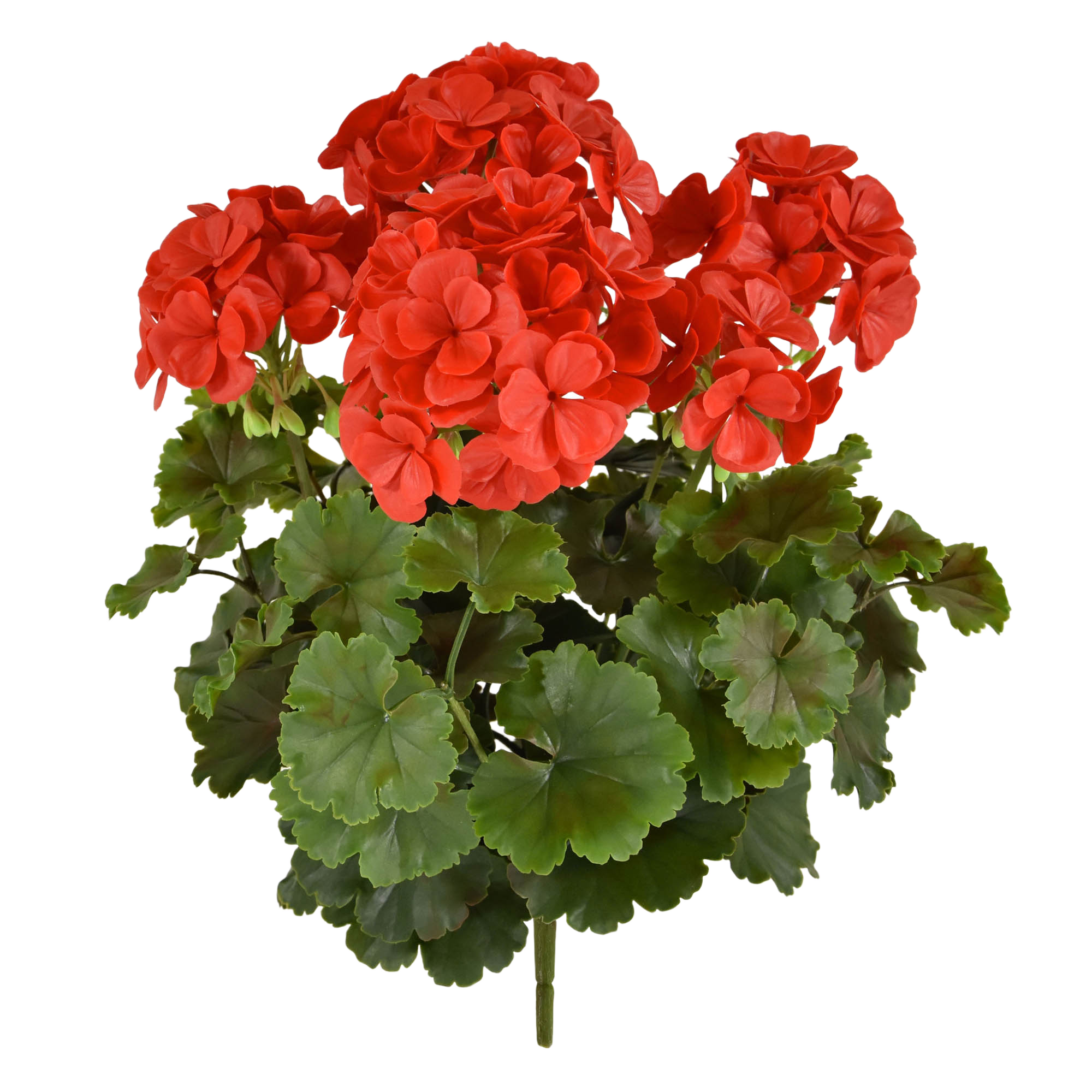 Geranium PL XL kunstplant 40cm -rood - UV bestendig