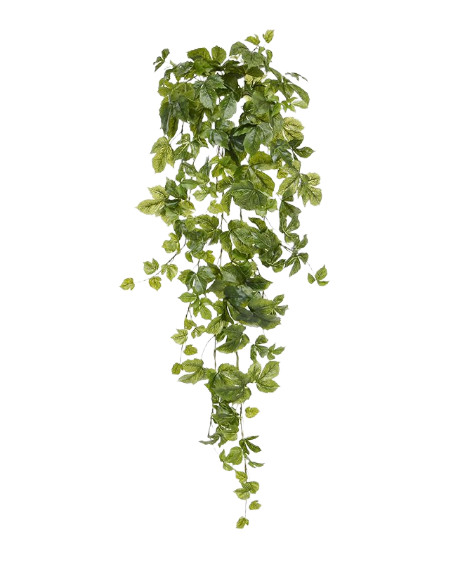 Maple kunst hangplant 90cm - groen