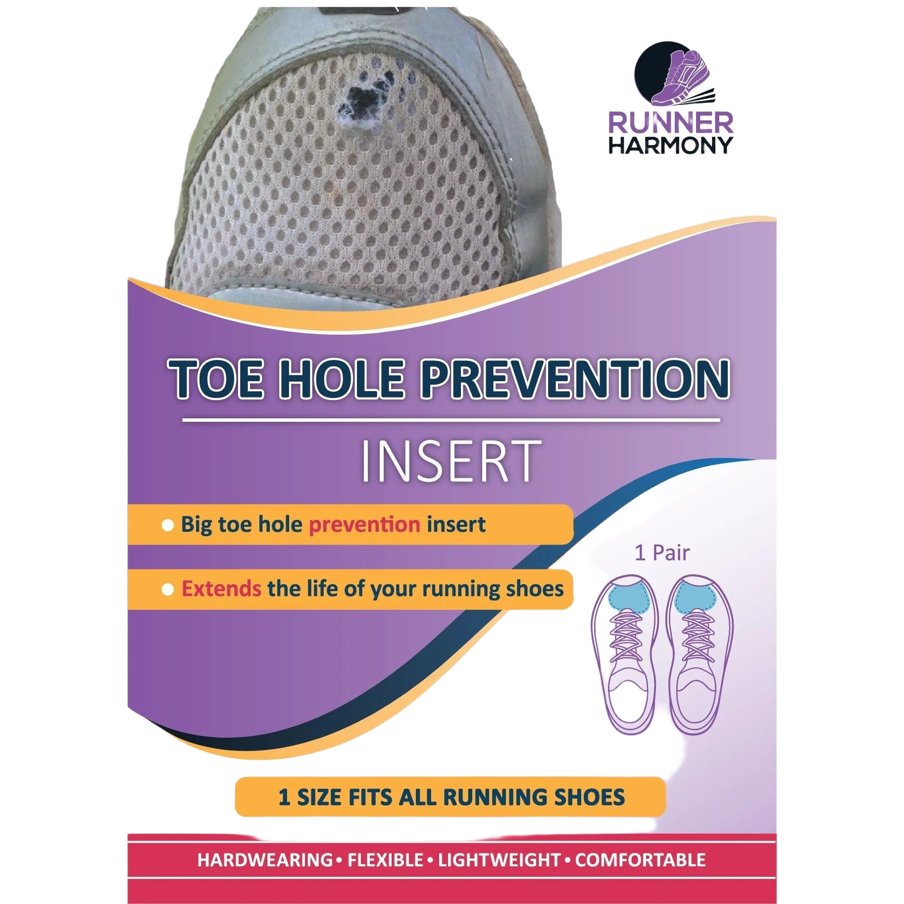 Runner Harmony | Toe Hole Prevention Insert