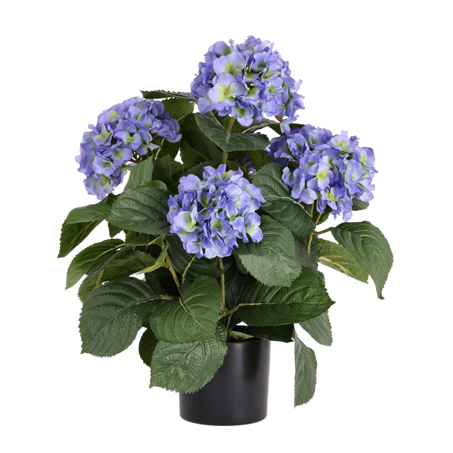 Hortensia deluxe kunstplant 45cm - blauw