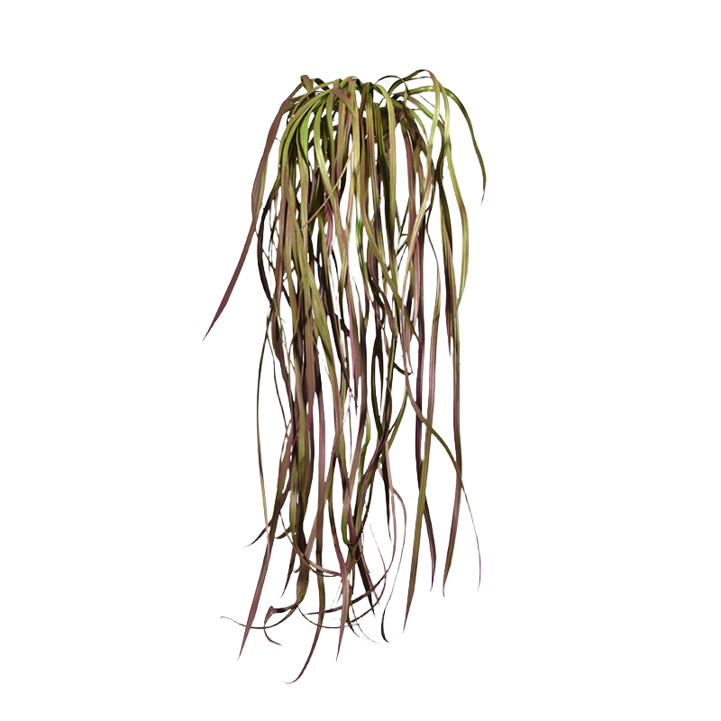 Zeegras kunst hangplant 60cm - burgundy