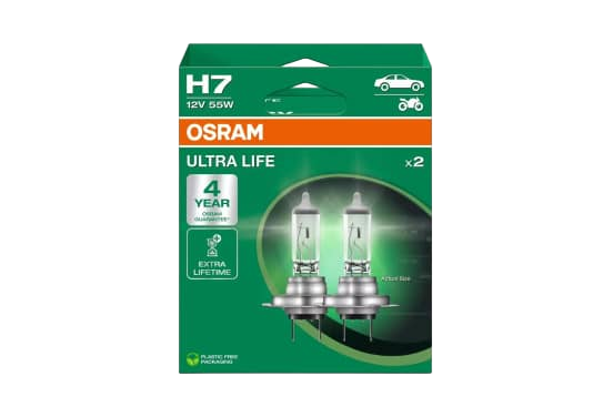 Osram Ultra Life H7 12V/55W - 64210ult-2hb - Set 2 Stuks | Autolampen | H7 lamp | Dutch Performance Products