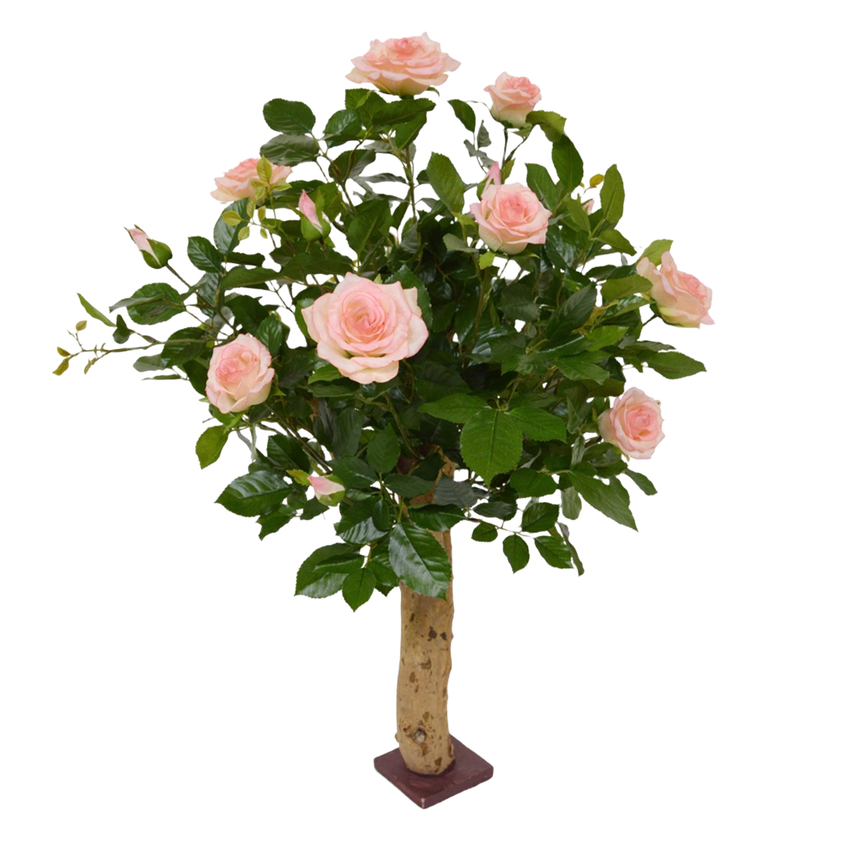 Kunstroos op stam 75cm - roze