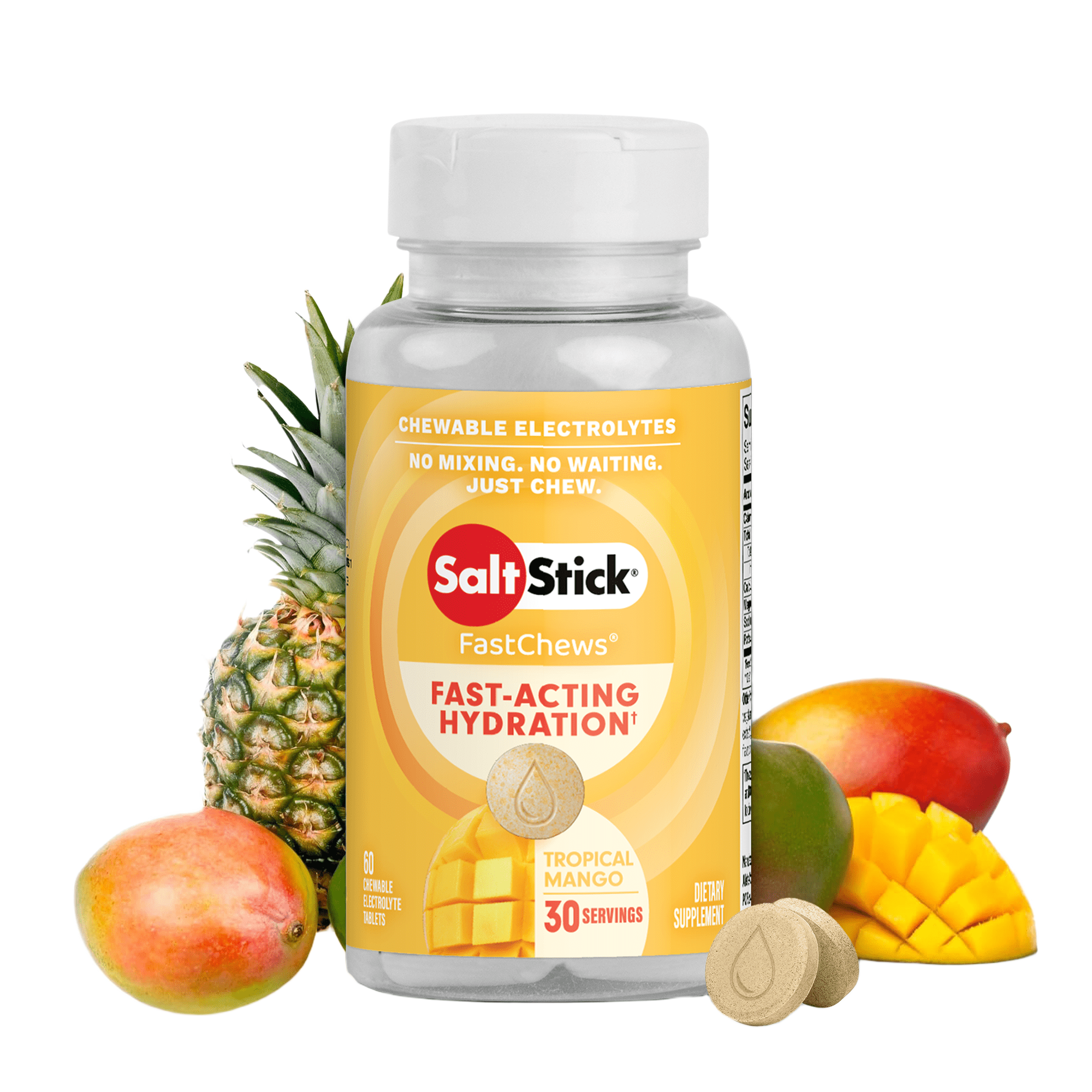 Saltstick Fastchews Elektrolyte Tabs (50mg natrium)