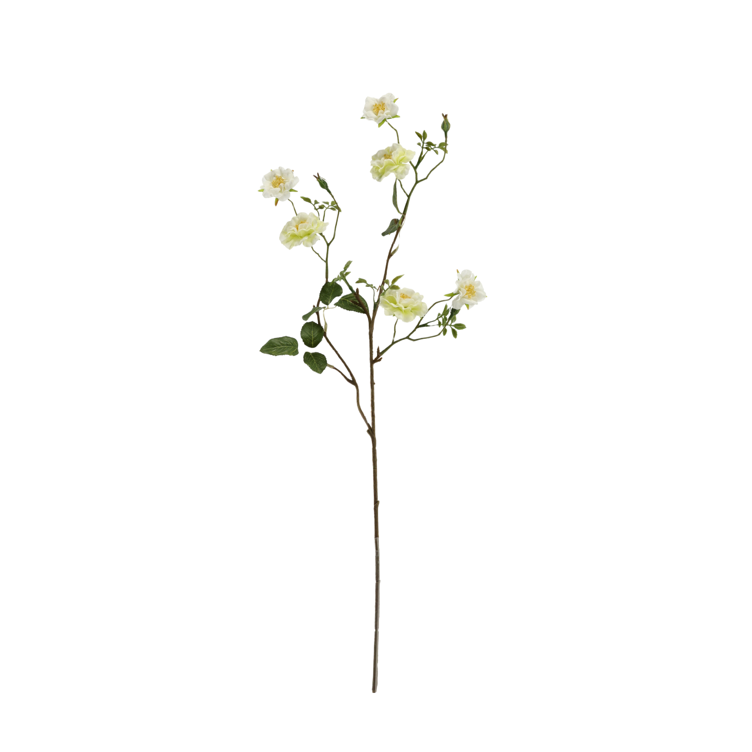 Wilde Rozen Kunsttak 71cm Creme