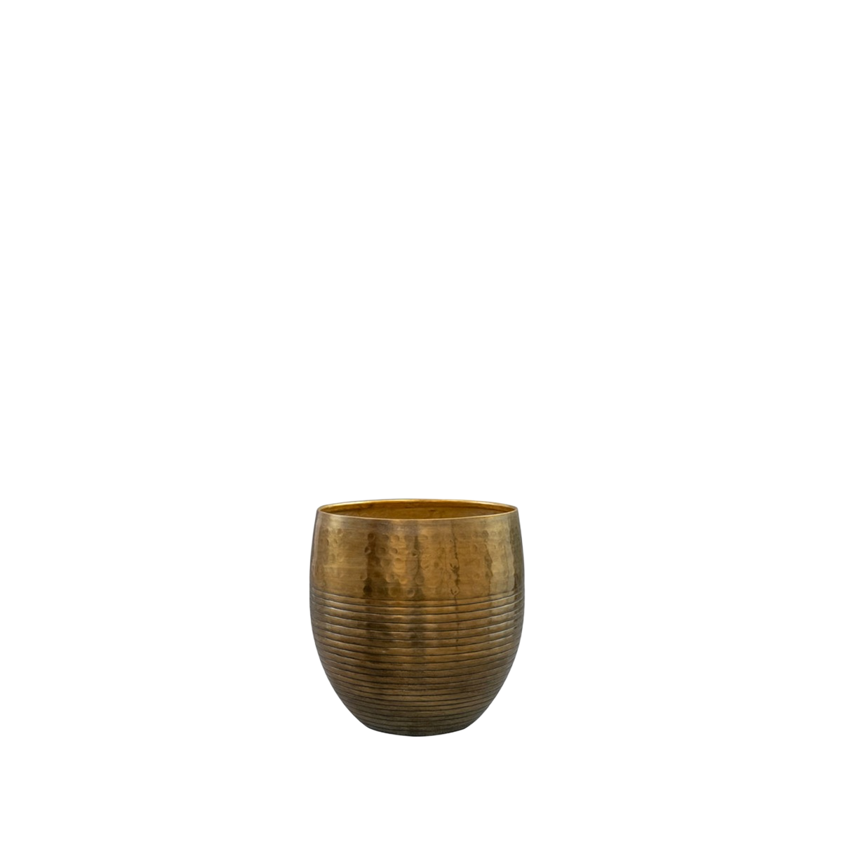 Pot Fabio brass antique D13 H15