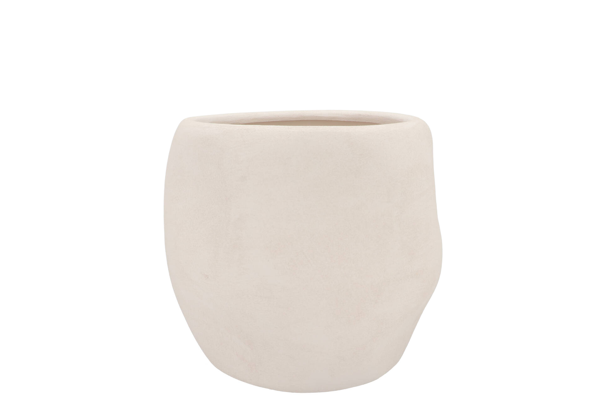 Lisboa witte pot 14x14x13cm