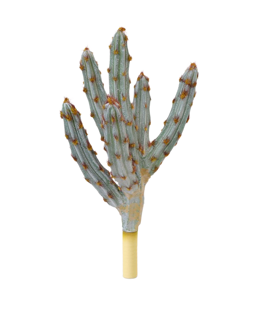 Tetragonus kunst Cactus 35cm - bruin