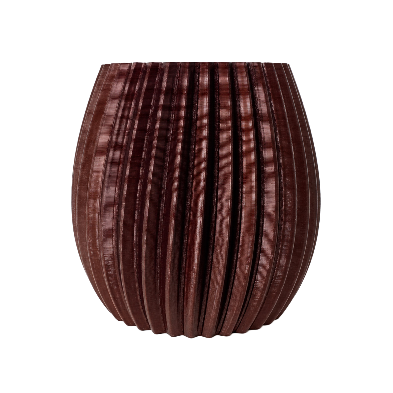 Jasmin 3D wandpot 12x12cm Bronze Metallic