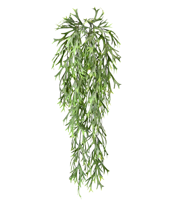 Hertshoorn kunst hangplant 65cm